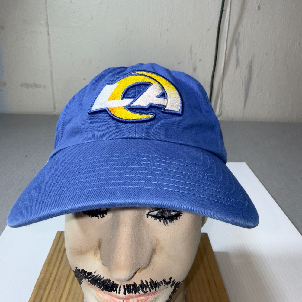'47 Brand Los Angeles Rams Hat Mens OSFA Blue Excellent NFL Relaxed Fit Cap